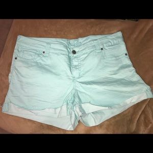 Regin aqua Shorts. NEVER WORN